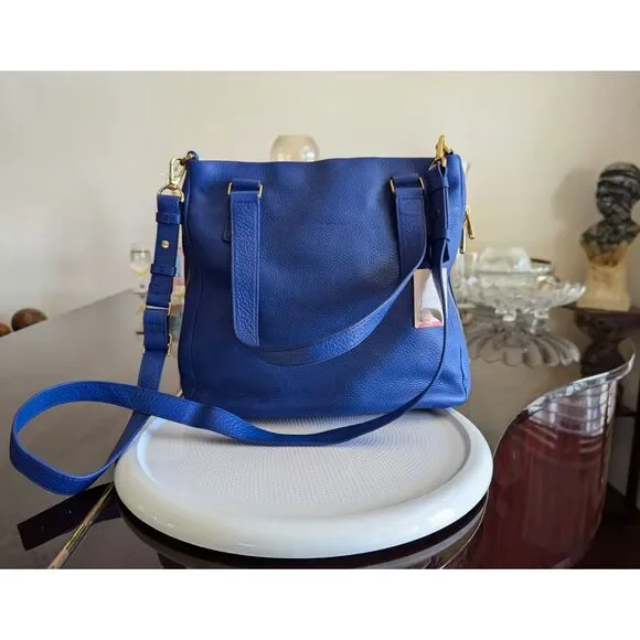 Fossil Royal Blue Leather Crossbody Bag - Picture 8 of 15
